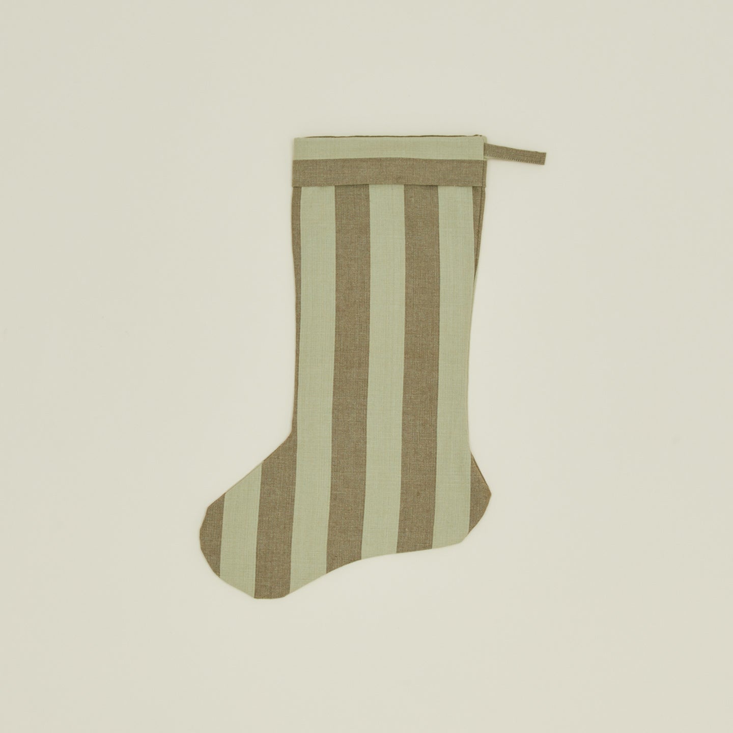 Essential Striped Stocking - Olive/Sage