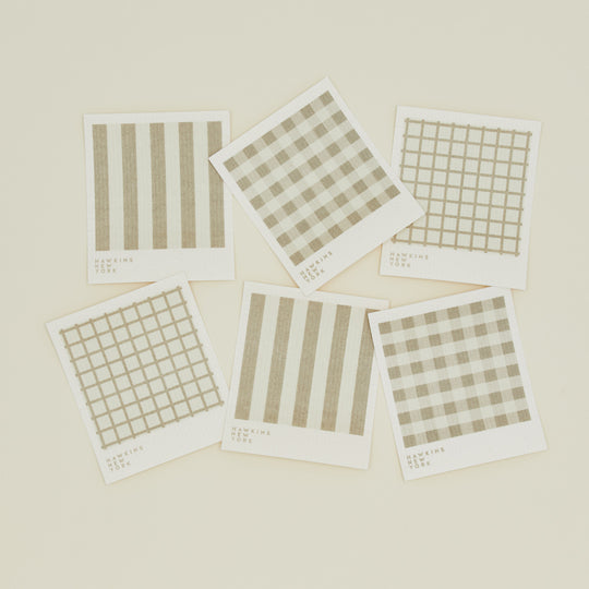 Essential Swedish Dishcloth, Set of 6 - Ivory/Flax