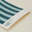 Close up view of essential swedish dishcloths in sky/peacock