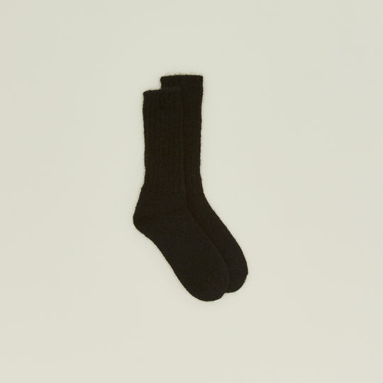 Mohair Socks - Black