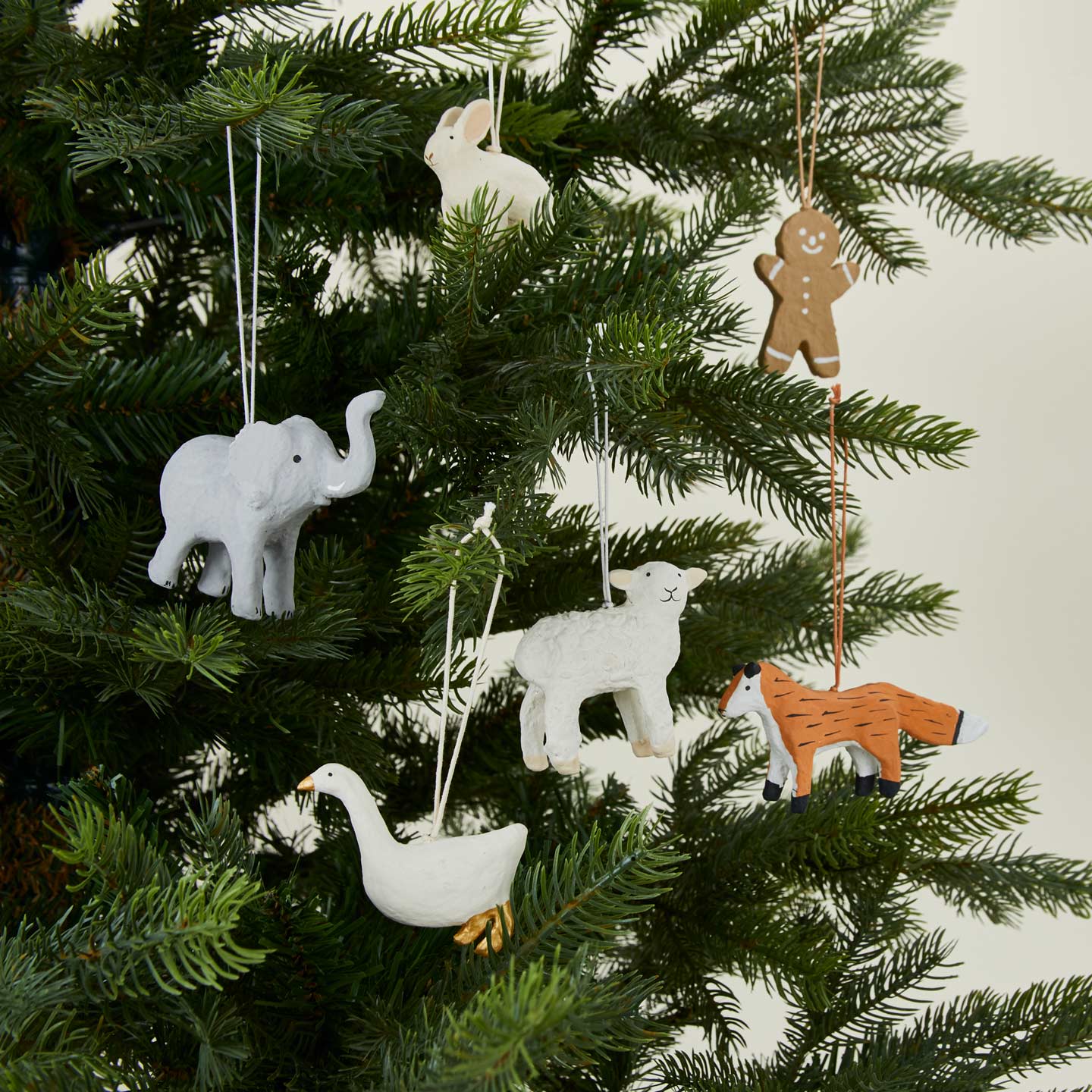 Paper mache ornaments