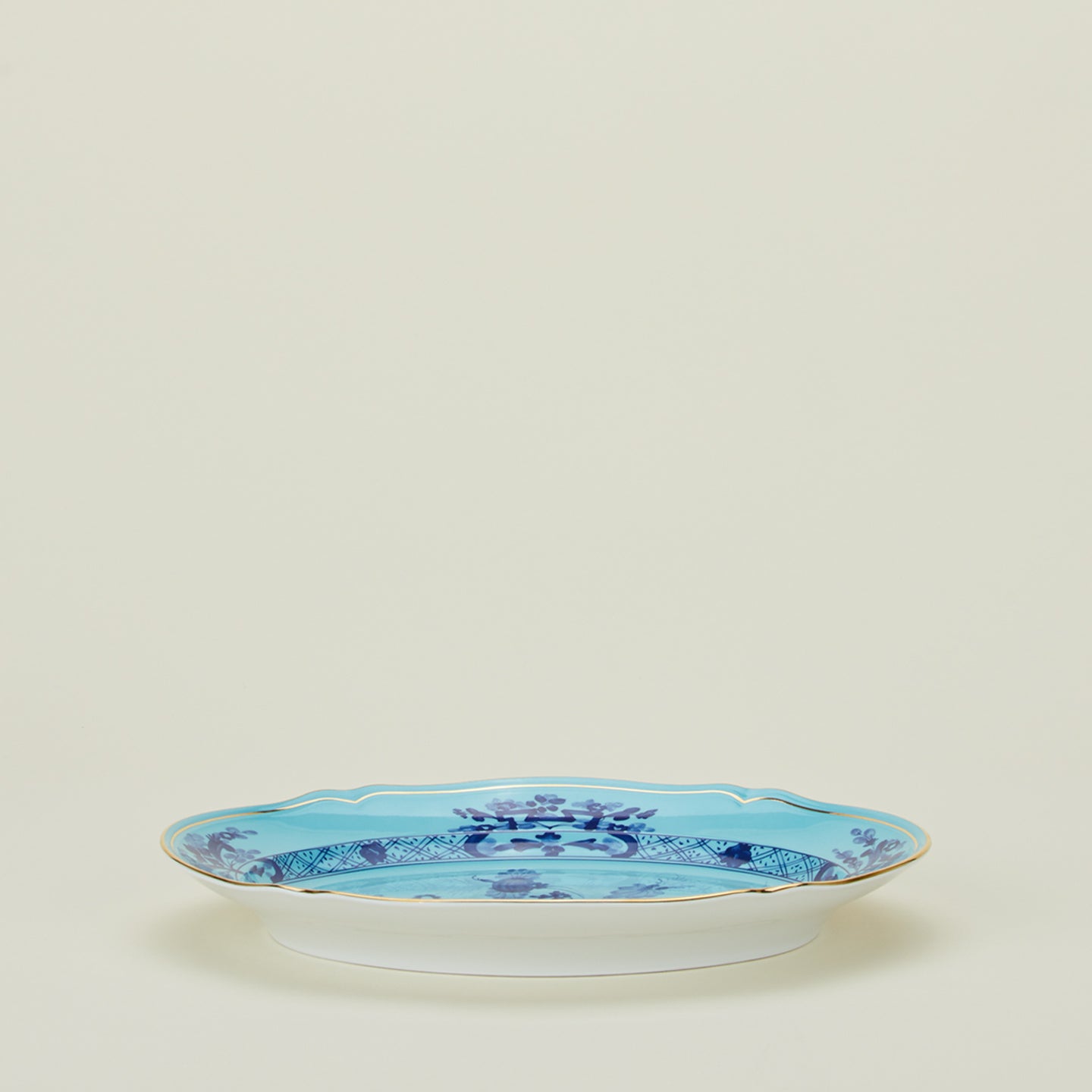 Ginori oval platter in iris