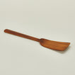 Detailed view of Teak wide spatula