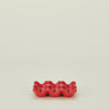 Ceramic Half Dozen Egg Holder - Red