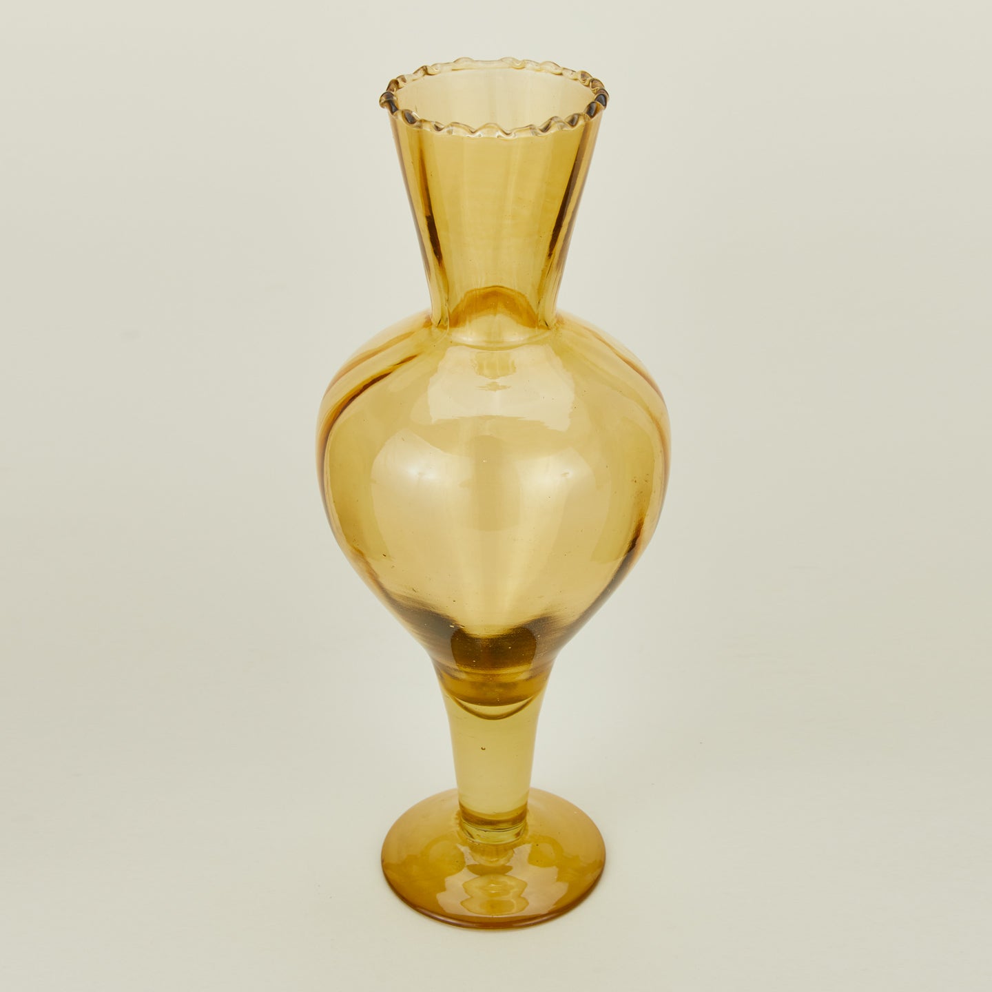 Detailed view of Large glass vase