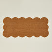 Overhead view of Scalloped doormat