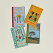 Embroidered literary cocktail napkins