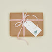 Fir Tree Gift Tag on present