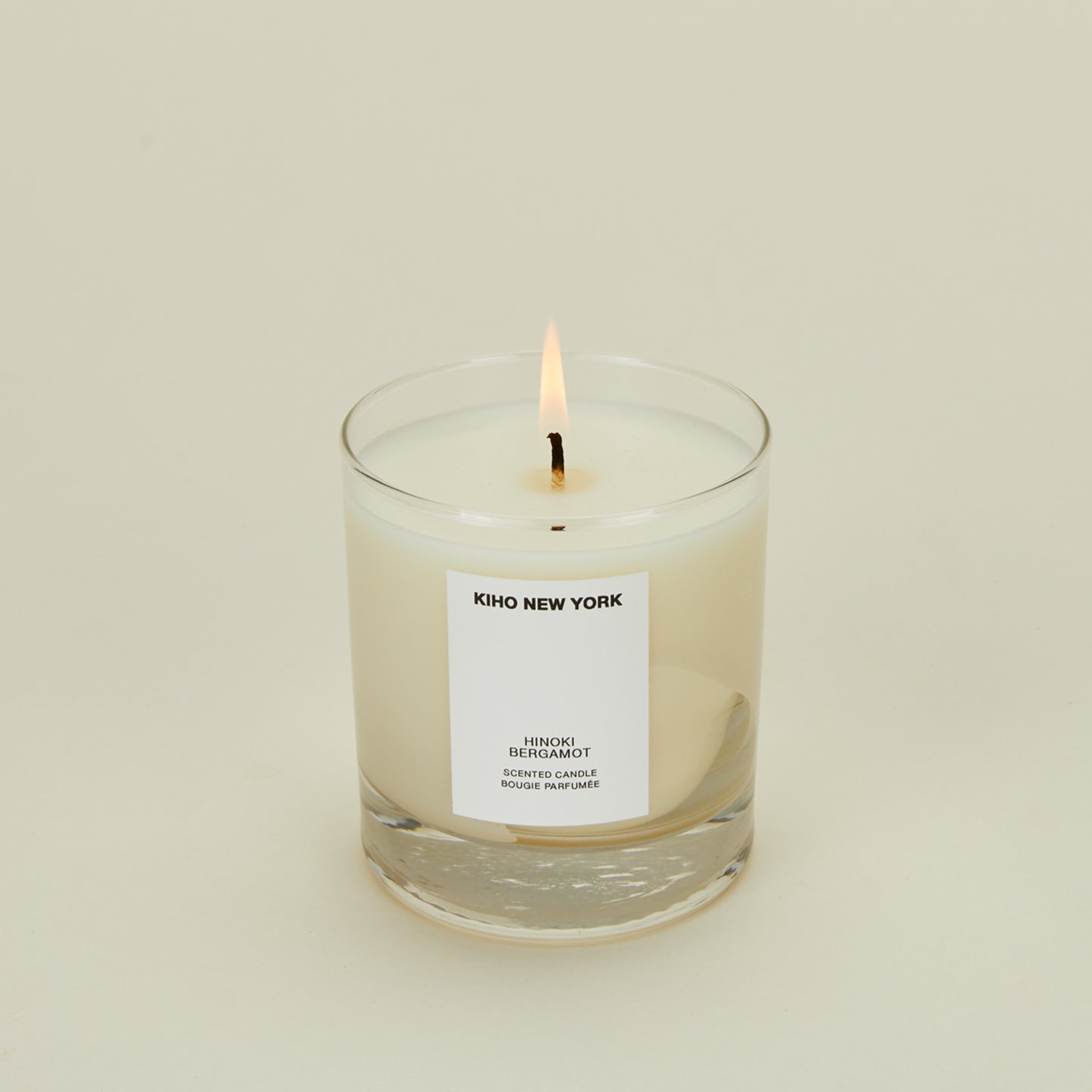 Close up view of Bergamot candle