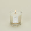 Close up view of Fruity tomato leaf candle