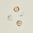Horn napkin ring set of 4