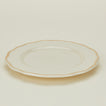 Close up view of ogee edge salad plate