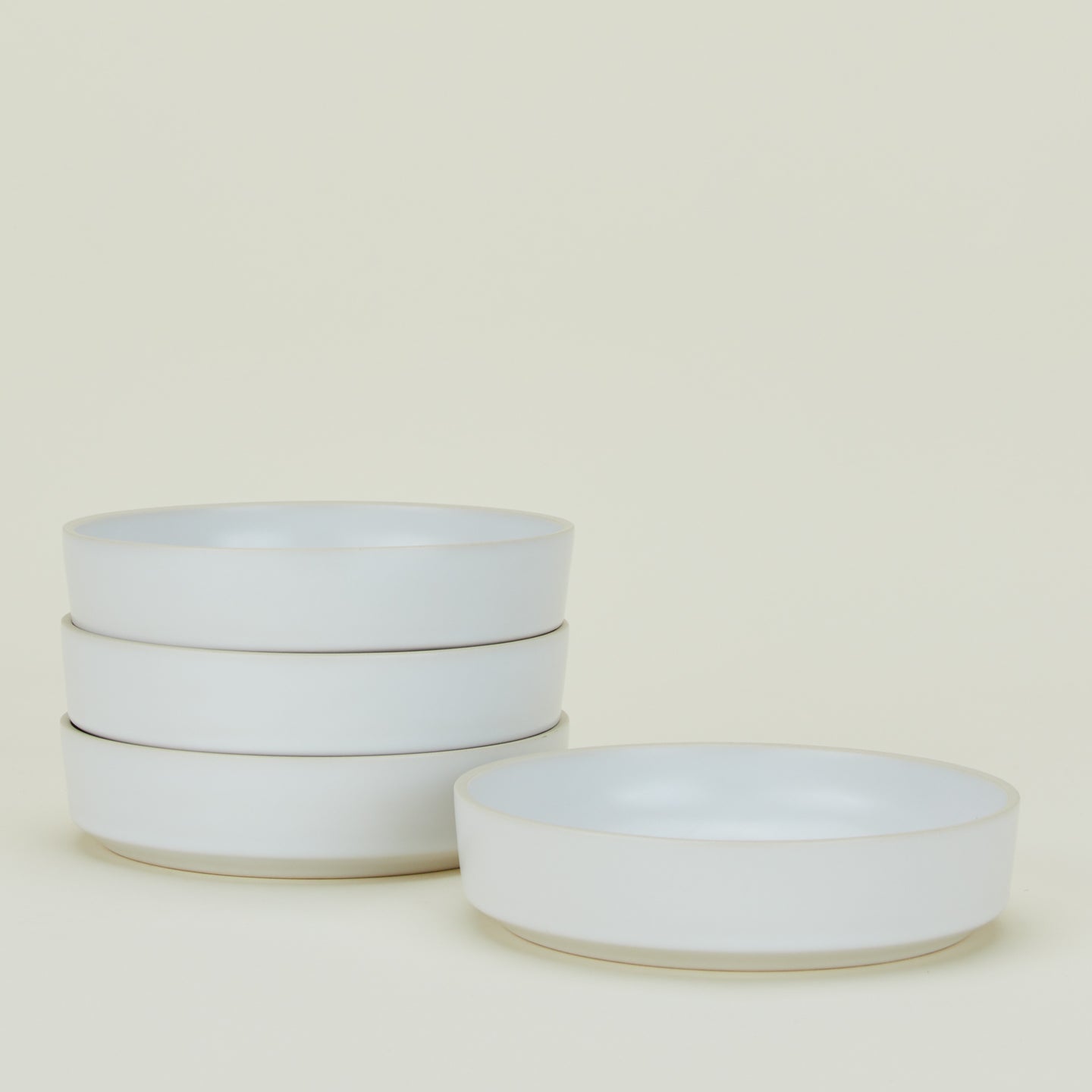 Four Modernist Low Bowls.