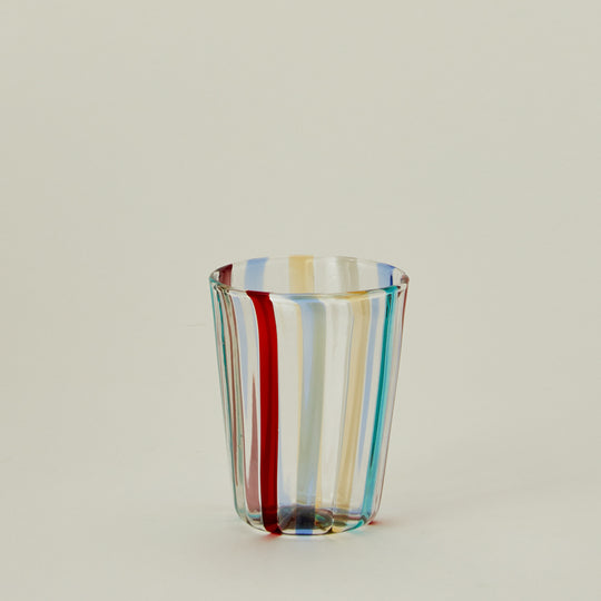 Striped Murano Tumbler - Multicolor