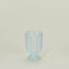 Striped Murano Wine Glass - White