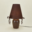 Burgundy Bows Table Lamp