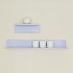 Ledge shelves in Lilac