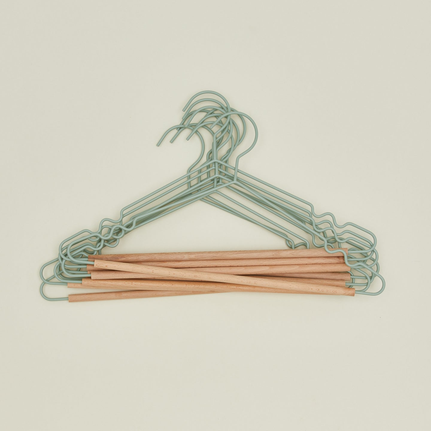 Top hangers in sage