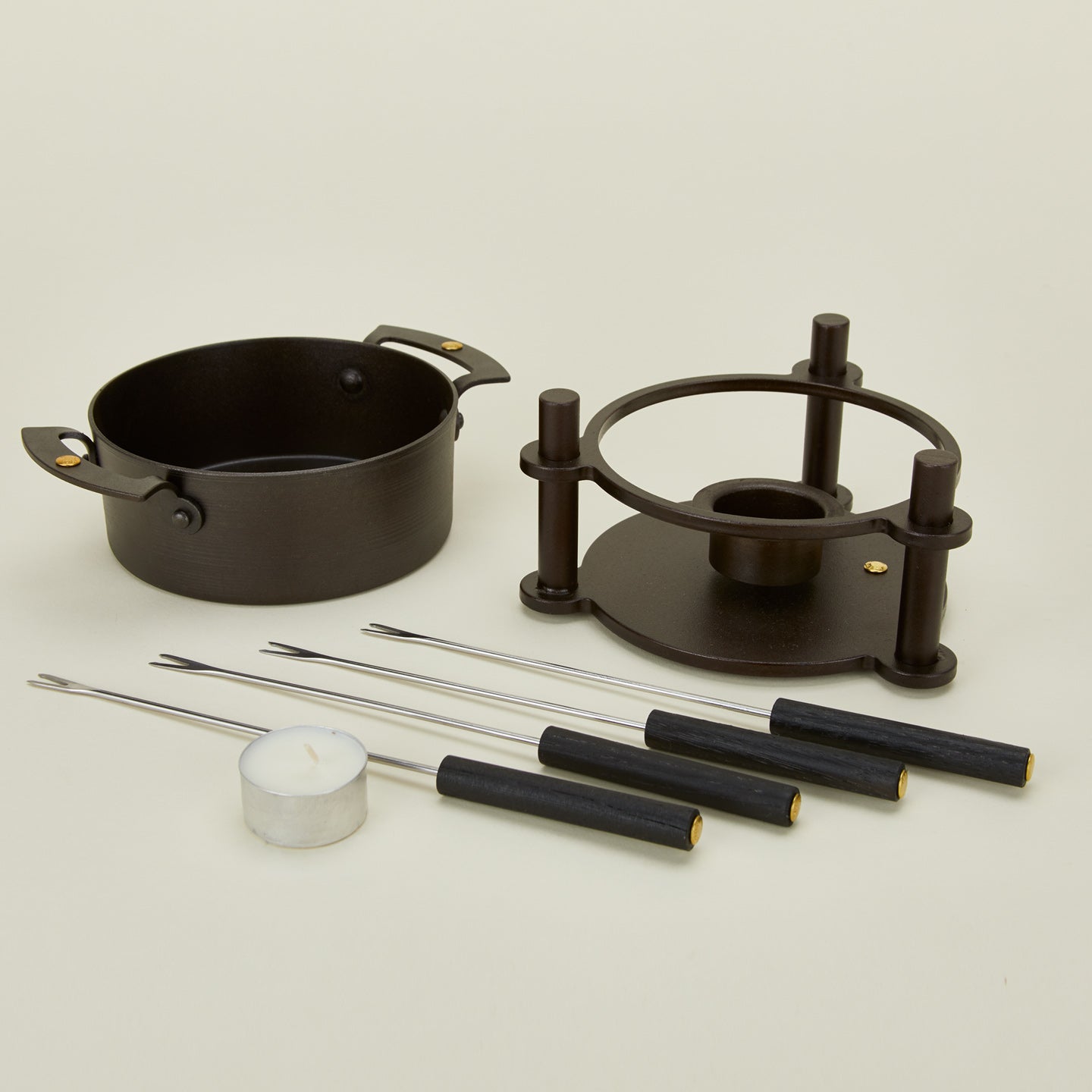 Netherton Foundry Spun Iron Fondue Pot