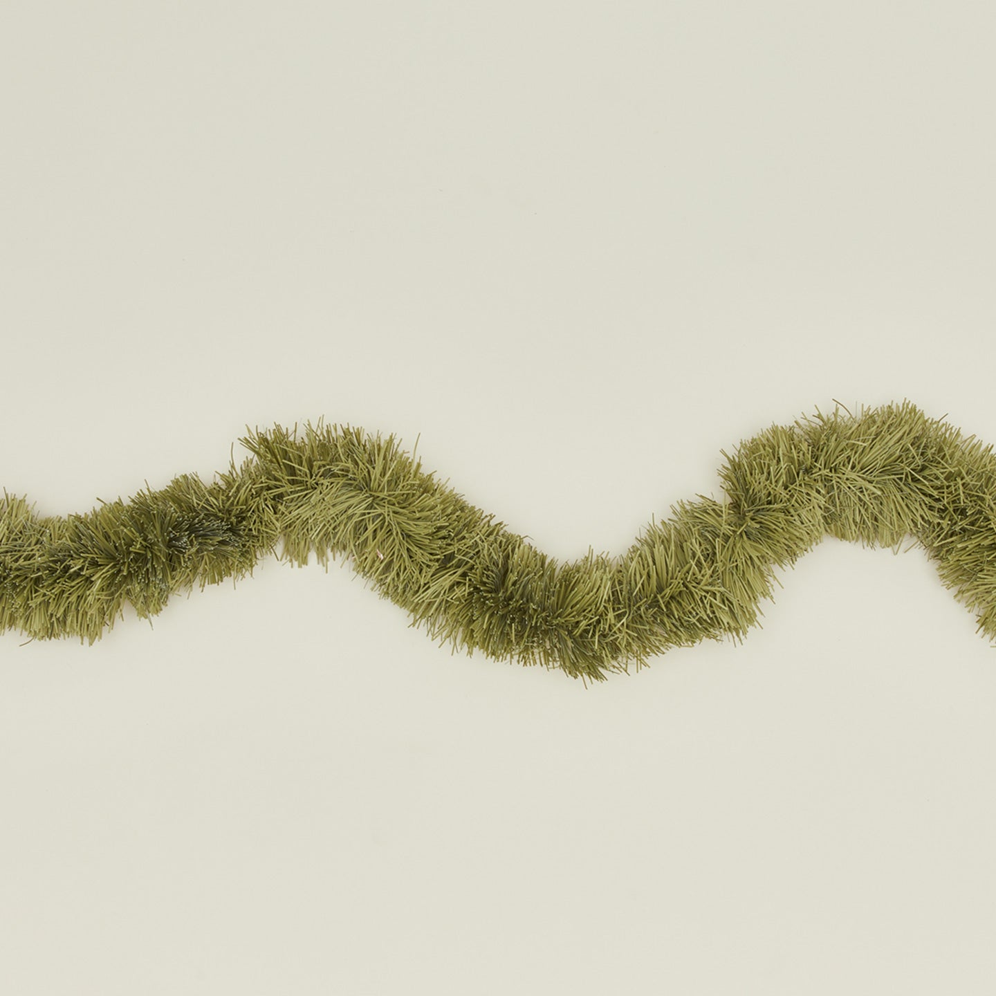 Paper garland in olive