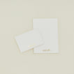 Foil pressed placecards sprig