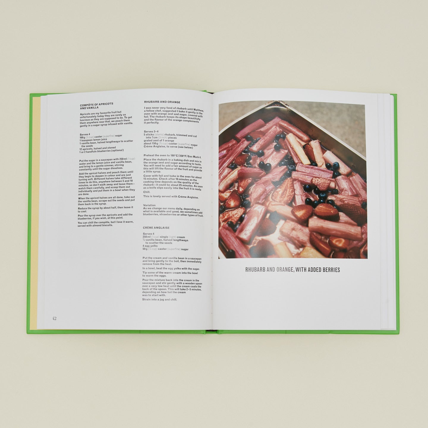 Breakfast, Lunch, Tea Cookbook open