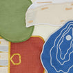 Close up view of hors doeuvres cocktail napkins
