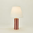 Pigeontoe colorstory lamp in blush and terracotta
