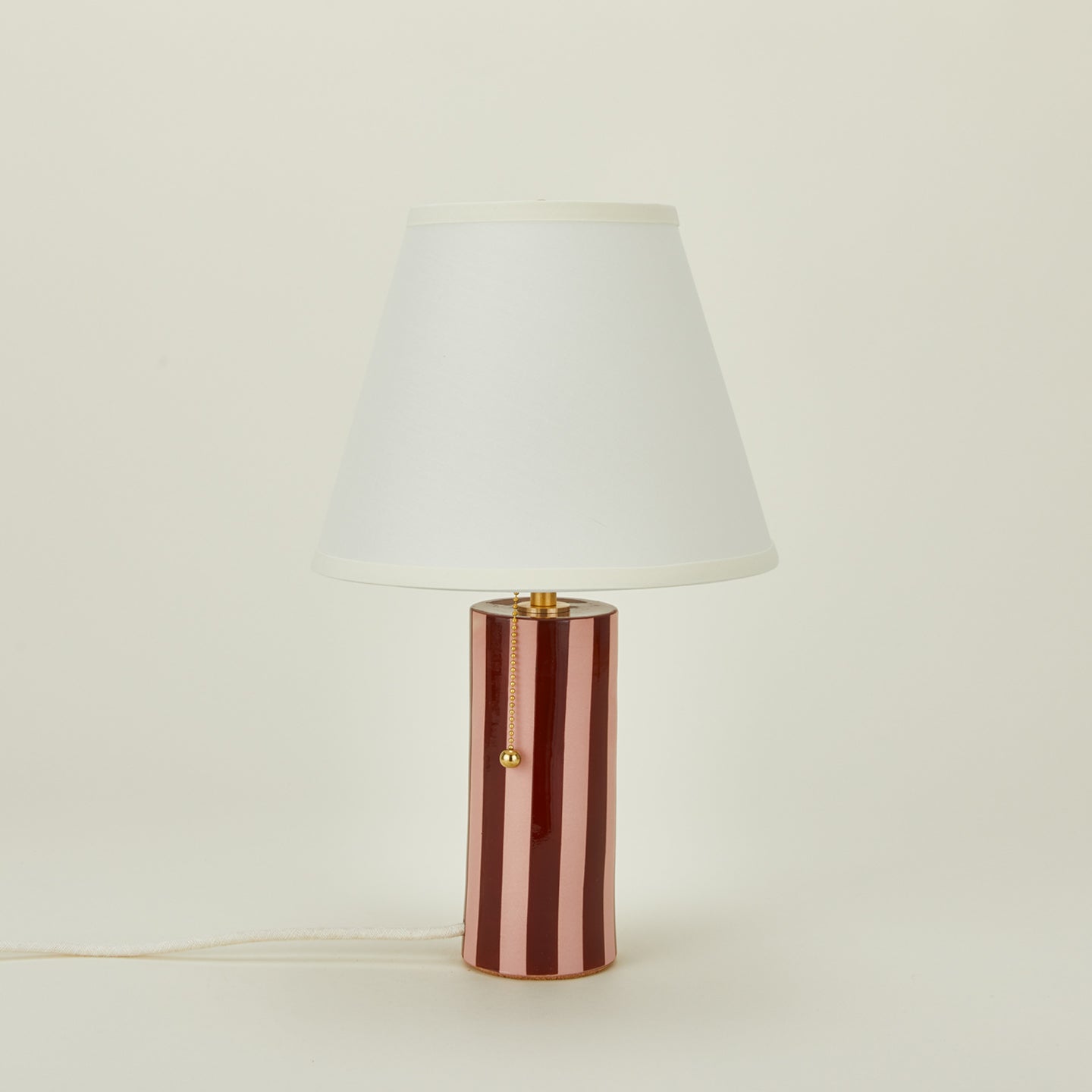 Pigeontoe colorstory lamp in blush and terracotta