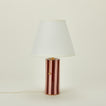 Pigeontoe colorstory lamp in blush and terracotta