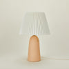 Pleat Table Lamp - Peach