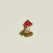 Glass mushroom ornament
