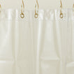 Sunny shower curtain in clear