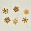 Quilled Snowflake Ornament, Set of 6 - Neutral