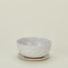 Large Berry Bowl with Dish - White