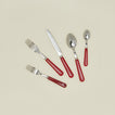 Pop 5 piece place setting in burgundy
