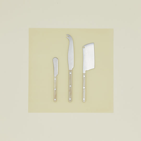 Bistrot Set of 3 Cheese Knives - Faux Horn
