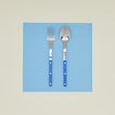 Bistrot Serving Set in lapis blue.