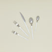 Bistrot Flatware in white.
