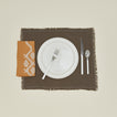 Napa napkin in mustard with place setting