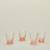 Spiral Tumbler, Set of 4 - Pink