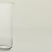 Detailed view of simple glass pitcher 