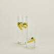 Simple glass pitcher with simple glass