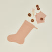 Simple Linen Stocking in blush