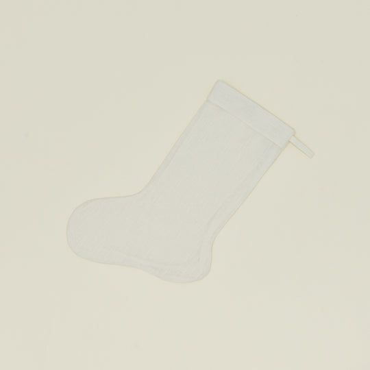 Simple Linen Stocking - Ivory