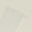 Detailed view of Simple Linen Stocking in Ivory