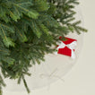 Simple Linen Tree Skirt in ivory