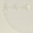 Simple Linen Tree Skirt  in ivory