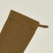Detailed view of Simple Linen Stocking in olive