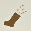 Simple Linen Stocking in olive